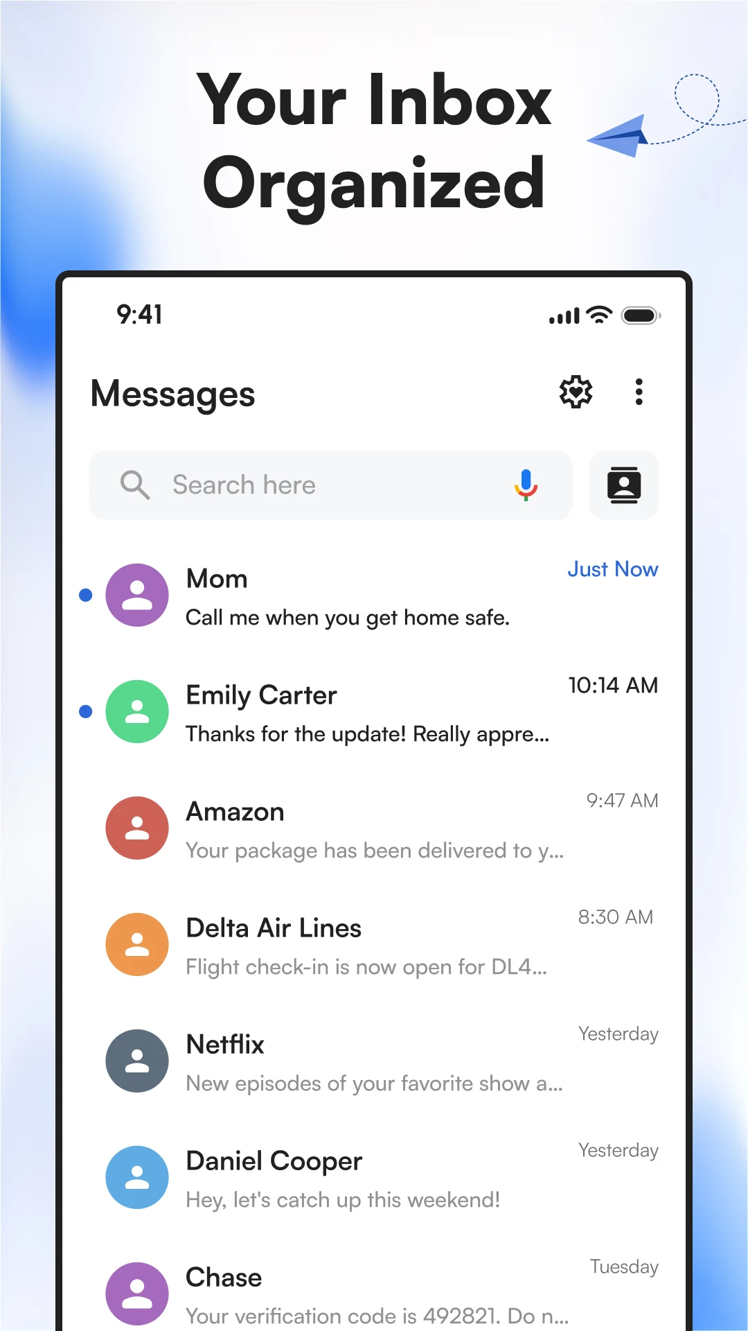 Messages SMS Texting Launcher screenshot
