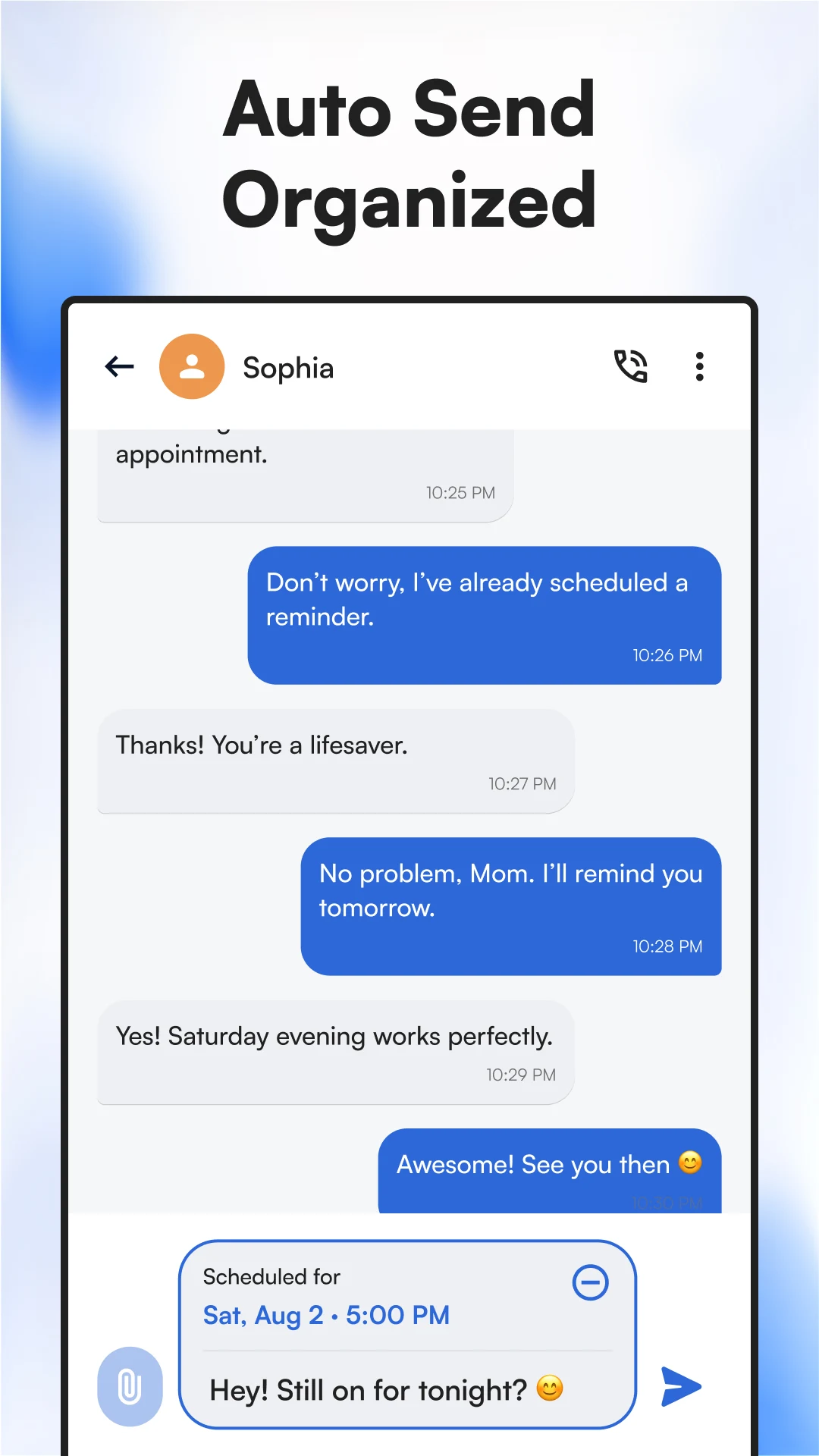 Messages SMS Texting Launcher screenshot